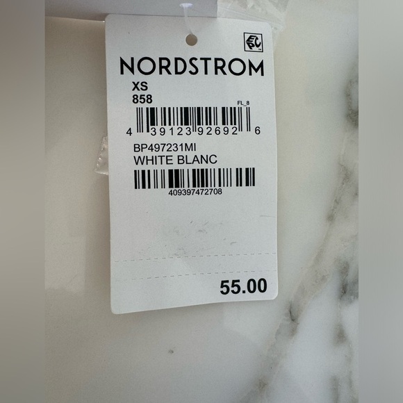 NWT BP. by Nordstrom White Cotton Sundress | Square Neck | Size XS | Fully Lined - Picture 7 of 10